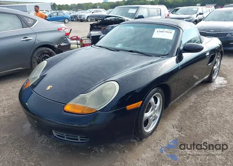 2002 Porsche Boxster из США, поврежденный, VIN WP0CA29852U623771